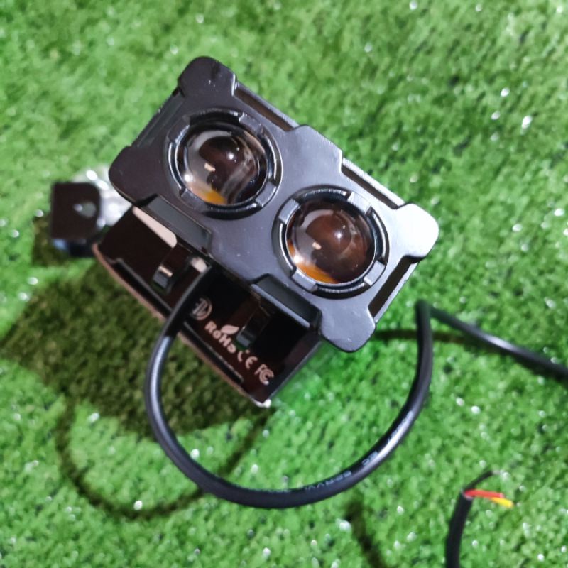 lampu sorot tembak drl led mobil motor korea chip