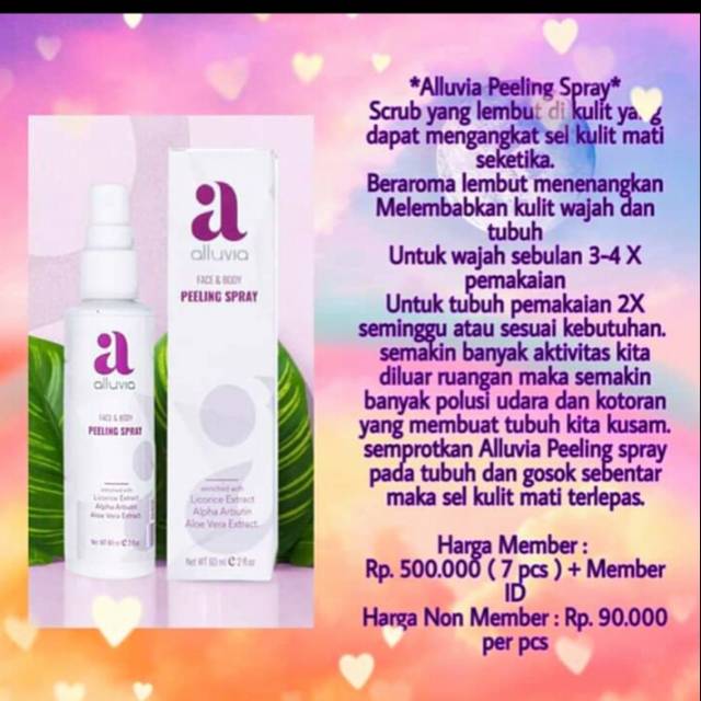 Peeling spray Alluvia