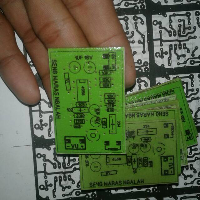 kit Kit pcb Esr esr meter ic4558 alat cek elco on board