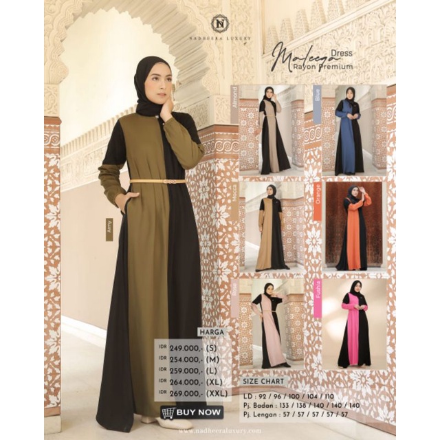 GAMIS ORI MALEEQA NADHEERA LUXURY