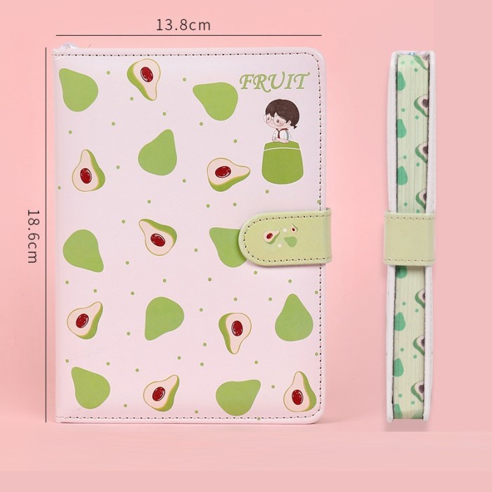 

(BISA COD) ST245 - Note Book / Buku Tulis Catatan Karakter - Avocado