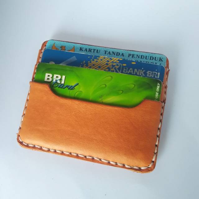

Card Holder Kulit Asli Jahitan Tangan