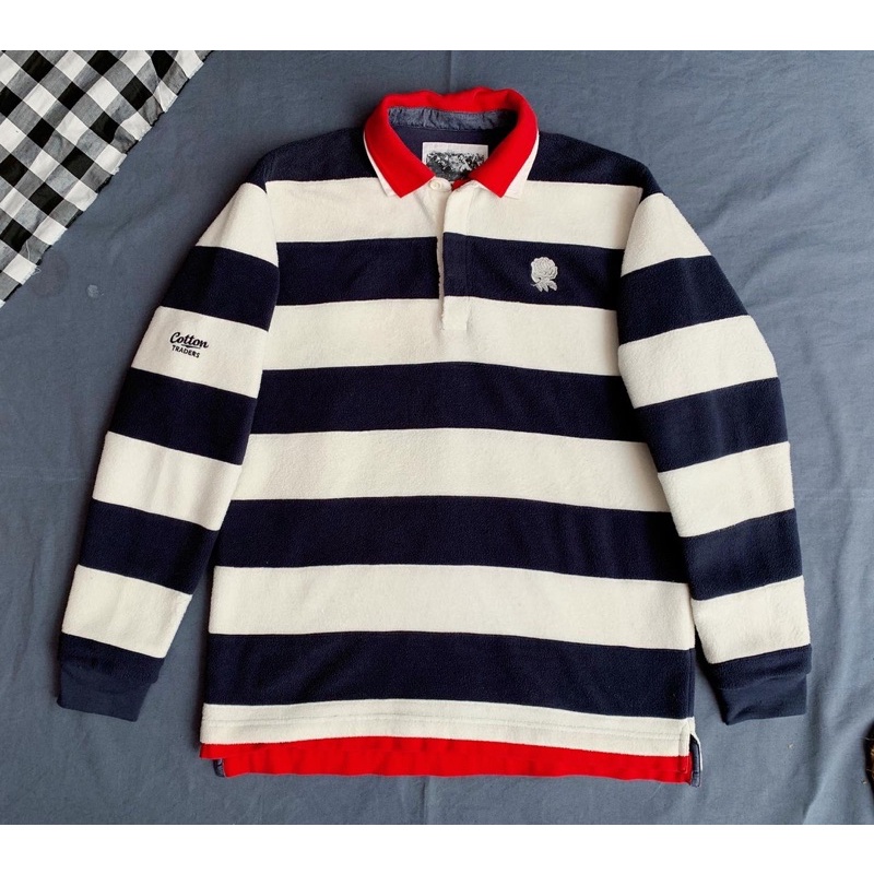 SALE Rugby shirt wol “Cotton treaders classic” (not bulang/winter/vintage/gelembung/denim/sherpa/woo