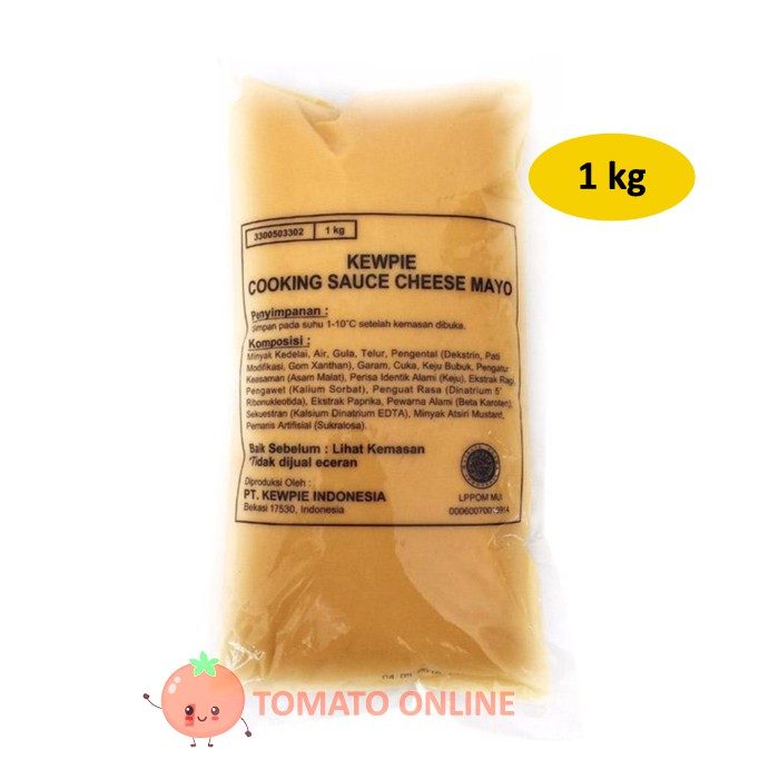 Kewpie Cheese Keju Cooking Sauce Mayo Local +Bubble Wrap 1 kg 1kg