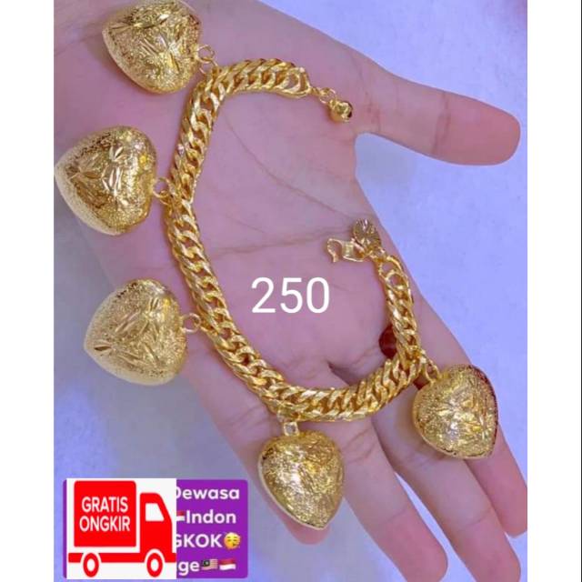 Perhiasan Mas Bangkok lapis emas 99% mirip emas asli
