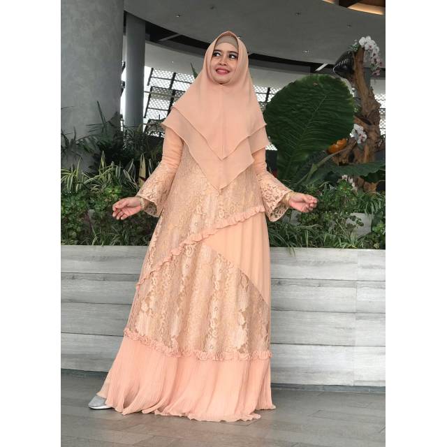 Gamis syar'i/Gamis Seruty Babydoll/Gamis Fashion/Gamis Prisket/Gamis Brukat/Gamis Grosir Tanah Abang