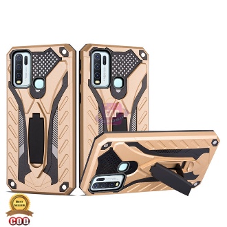 Hard Case Vivo Y30 - Y50 -2020 I S Leather Kickstand Transformers Phantom Robot HARD CASE SOFT CASE 