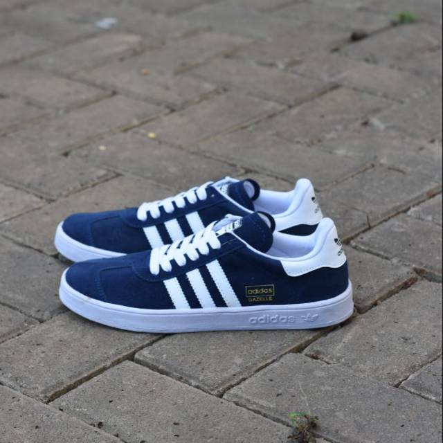 ADIDAS GAZELLE NAVY WHITE PREMIUM