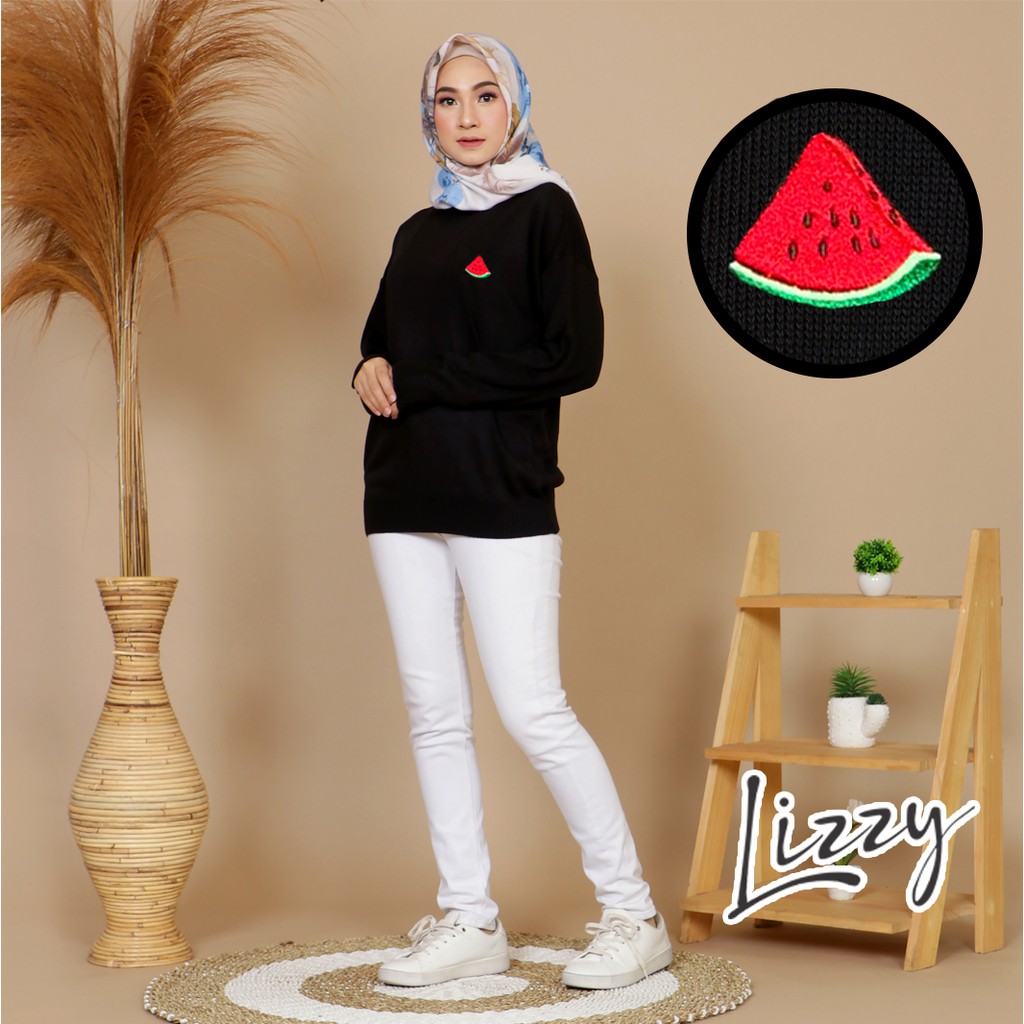 Lizzy - SWEATER OVERSIZE WATERMELON PREMIUM