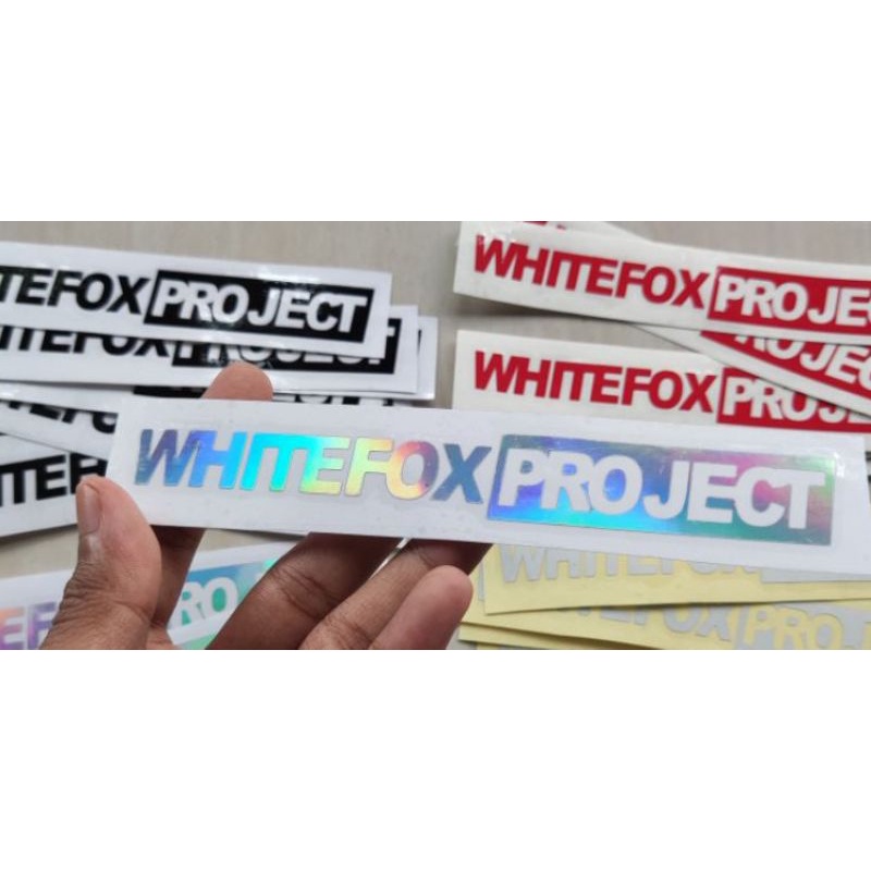 

STIKER WHITEFOX PROJECT .