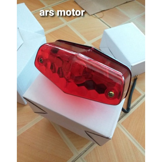 Lampu stop belakang cb bsa diamond lampu stop kotak lampu cb