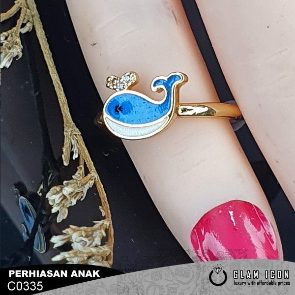 Cincin  anak blue whale  CAG  C0335