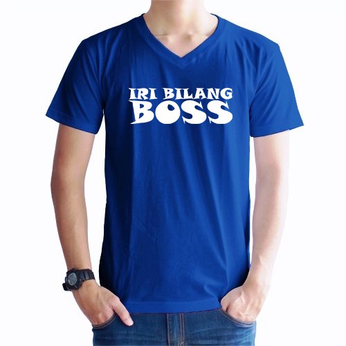 KAOS PRIA IRI BILANG / KAOS PRIA VNECK/ KAOS PRIA