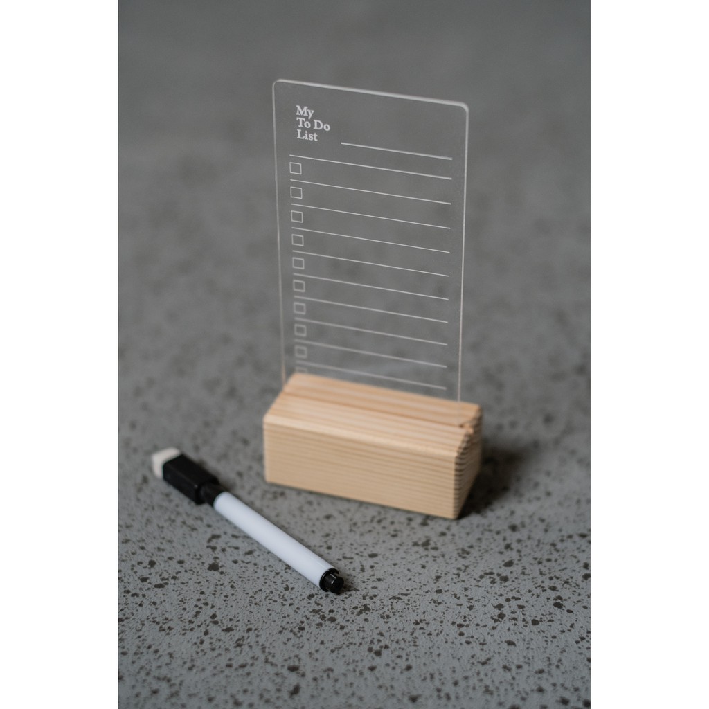 

My To Do List Akrilik Planner , FREE SPIDOL. Acrylic Holder Dekorasi Meja Estetik by Evan Cards