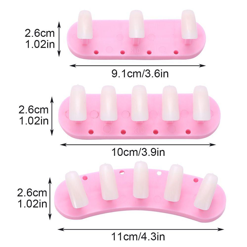 Preva Nail Practice Stand DIY Kerajinan Tangan Menampilkan Rak Nail Art Tempat Kuku Palsu