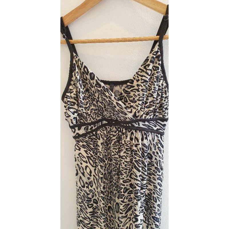 NEW dress macan tutul leopard abu