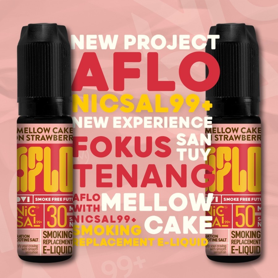 AFLO MELLOW CAKE SALT NIC AUTHENTIC AFLO SALTNIC LIQUID 15ML