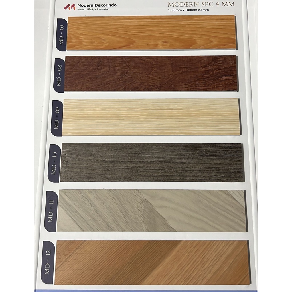 Lantai SPC Flooring Modern Vinyl Klik 4mm Anti Rayap & Air