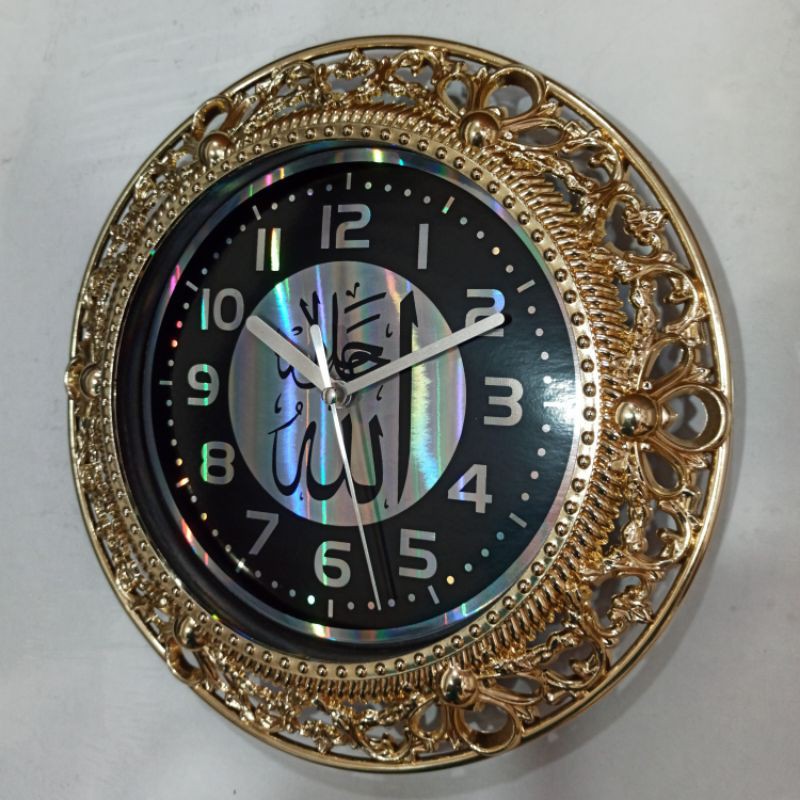 jam dinding unik kaligrafi arab-2