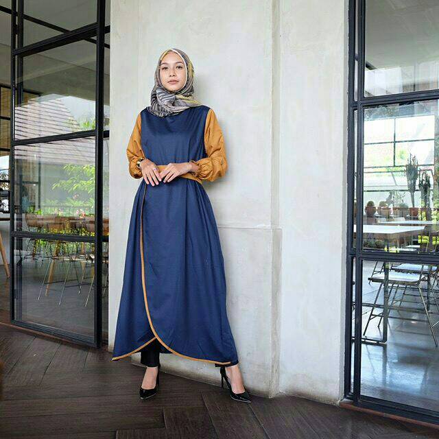 Sale Paola Tunik Navy by RADWAH