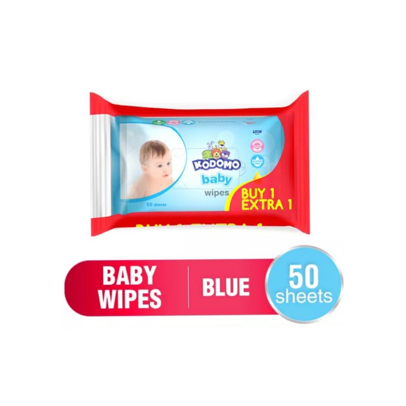 KODOMO Baby Wipes Bundel isi 2 Bungkus @50lembar