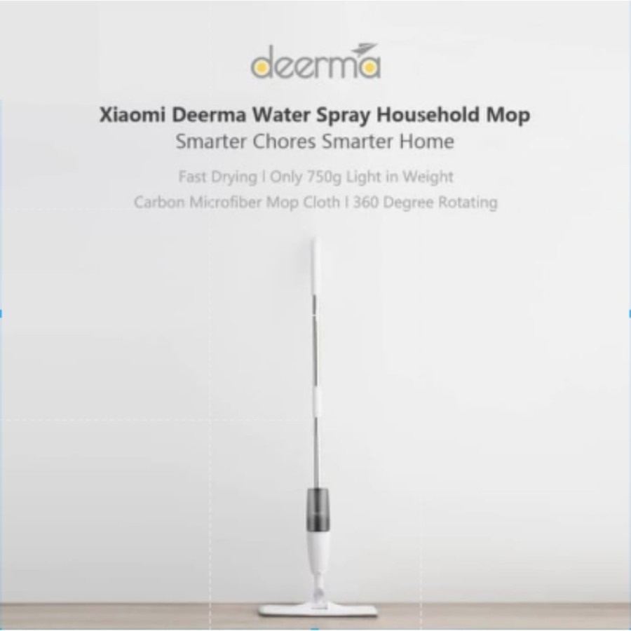 Smart Deerma Water Spray Mop TB500 Alat Kain Pel Lantai Microfiber