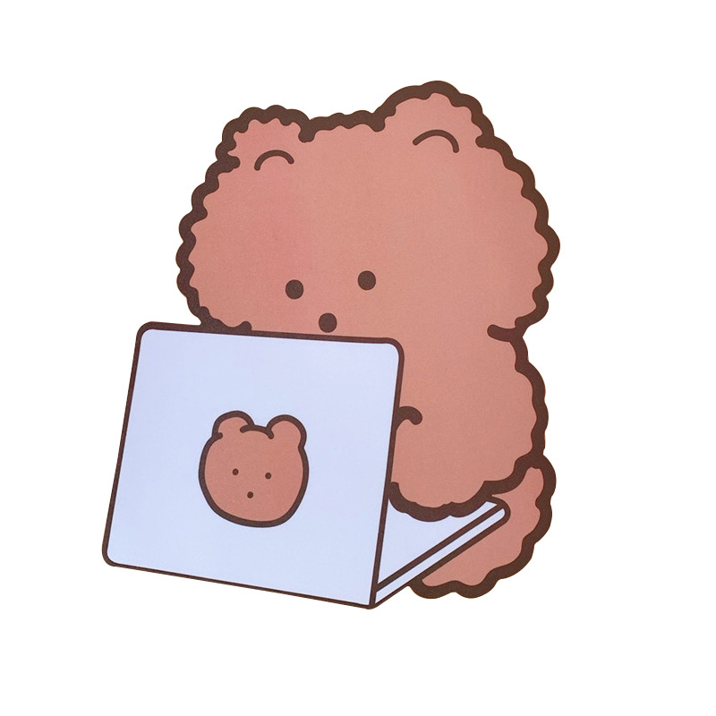 Japanese Style Cute Bear Non-slip Computer Gaming Mice Pad Mousepad