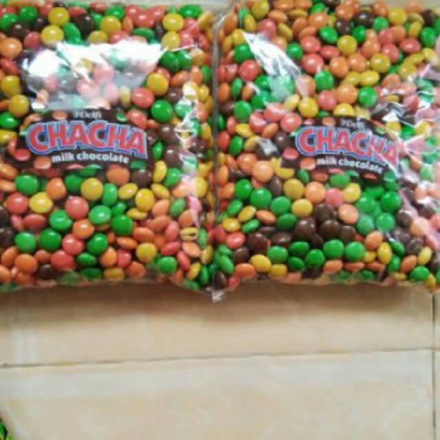 

Chacha kemasan 1kg coklat/kacang