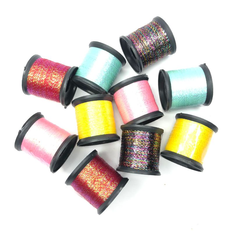 Benang Mutiara Roll Sabiki Rintak Wraping Assist Hook Bentuk Roll