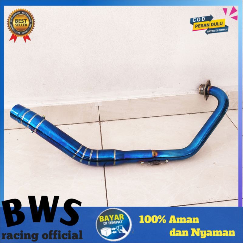 Leheran Knalpot Satria fu Road race bluemoon