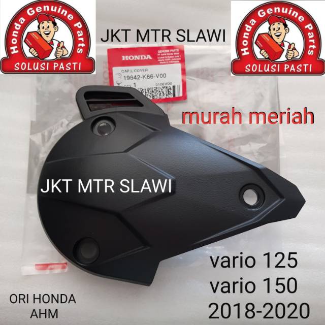 19642-K66-V00 cover air duck cover cvt cap L cover vario 150 esp vario 125 esp 2018-2020 ori honda ahm asli honda