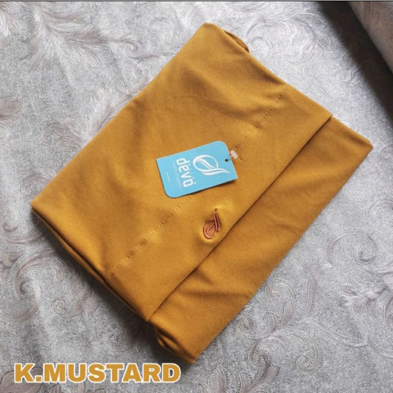 hijab instan bergo malay | jersey premium devo hijab-K.Mustard (BM)