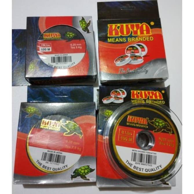 SENAR CAP KUYA ASLI DUS MERAH PANJANG 100 METER KUAT DAN LENTUR