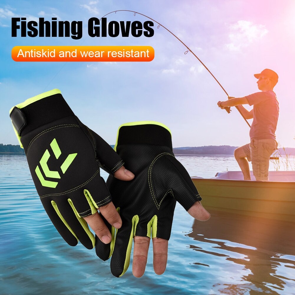 Sarung Tangan Mancing Anti Slip Sarung Tangan Mancing Fishing Gloves DW GRTX