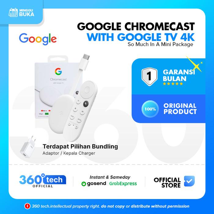 Google Chromecast With Google Tv 4K Original Bnib Garansi