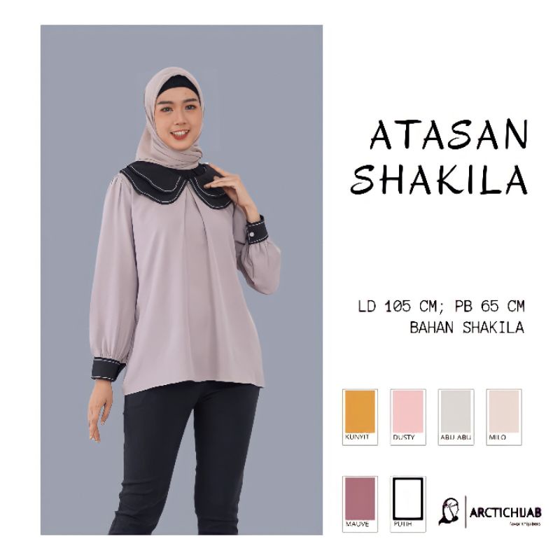 Atasan Shakila | Baju Wanita Bahan Shakila