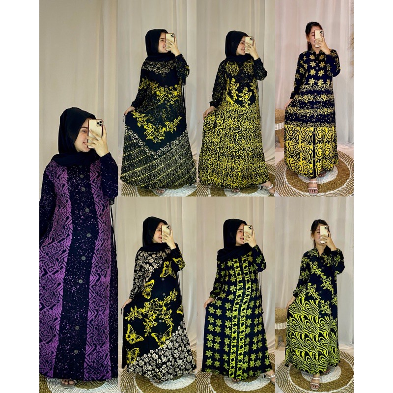 Gamis Twill ori Kancing by Zeeana