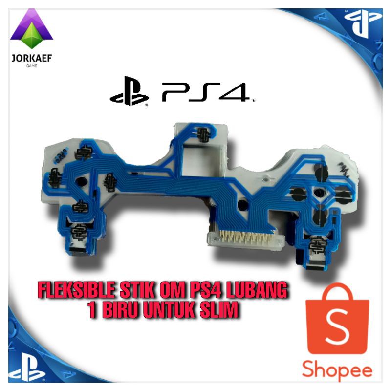 FLEXIBLE STIK OP PCB PS 4 LUBANG 1 BIRU UNTUK SLIM