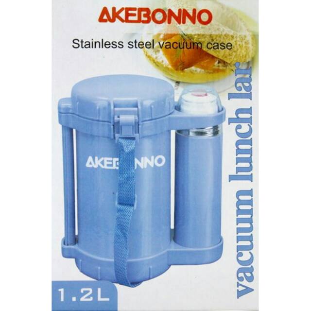 Akebonno Lunch Box, Rantang Stainless Steel Vacuum
