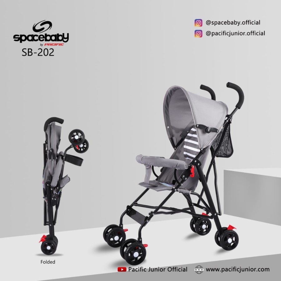 SPACEBABY Stroller SB 202 SB 208 Kereta Dorong Bayi SPACE BABY SB 202 SB 208