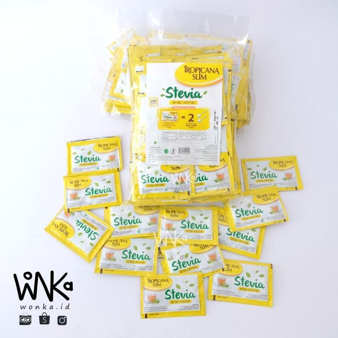 

[[BISA COD]] Tropicana Slim Stevia Sweetener 100pc - Pengganti Gula Untuk Diabetes
