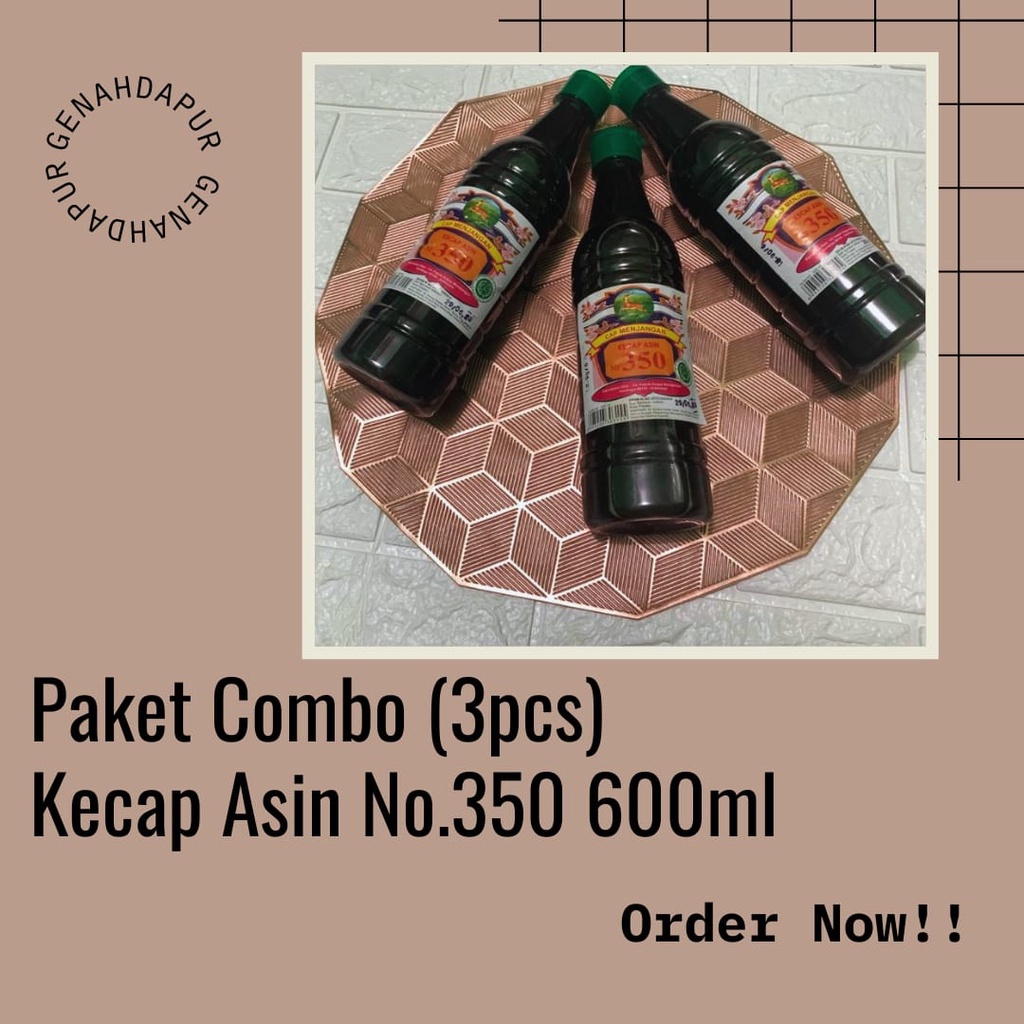 

PAKET COMBO (3PCS) KECAP ASIN MENJANGAN NO.350 600ml