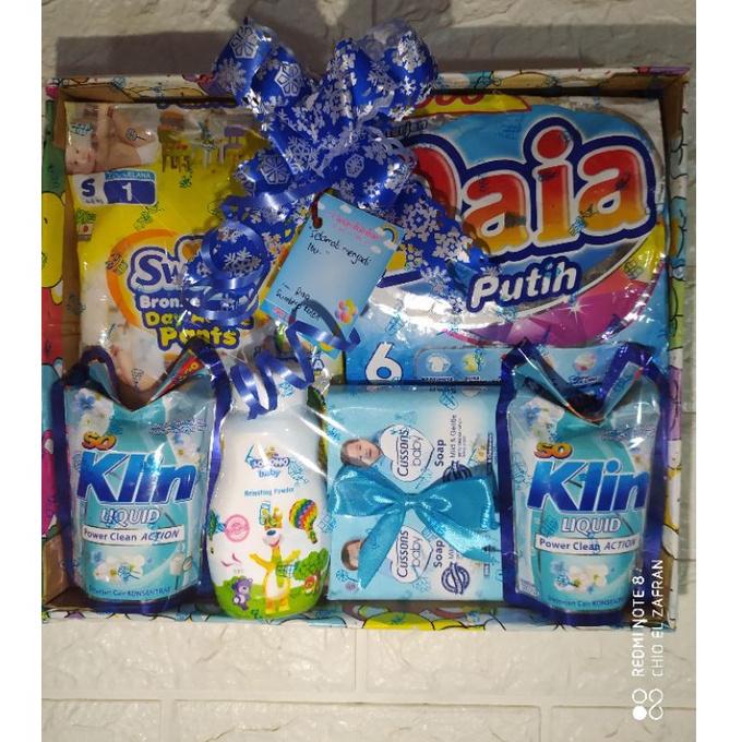 [KODE PRODUK 2647V] Parcel Baby/Parcel Bayi Murah/Parcel Bayi Sabun