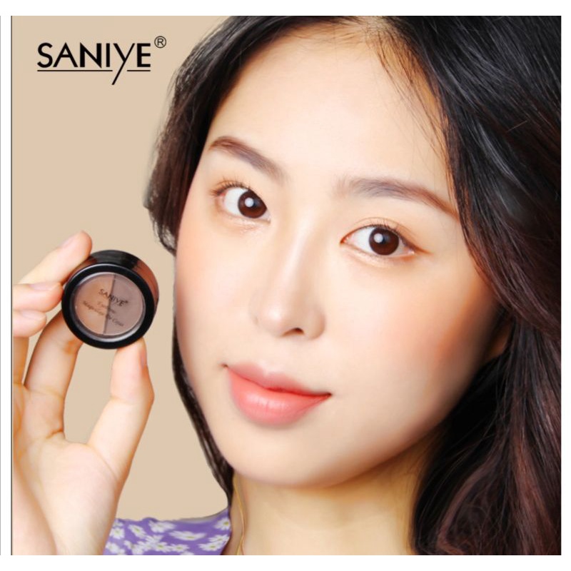 SANIYE Eyebrow Powder Palette with brush 2 colors waterproof professional makeup set E028 #101-104. 