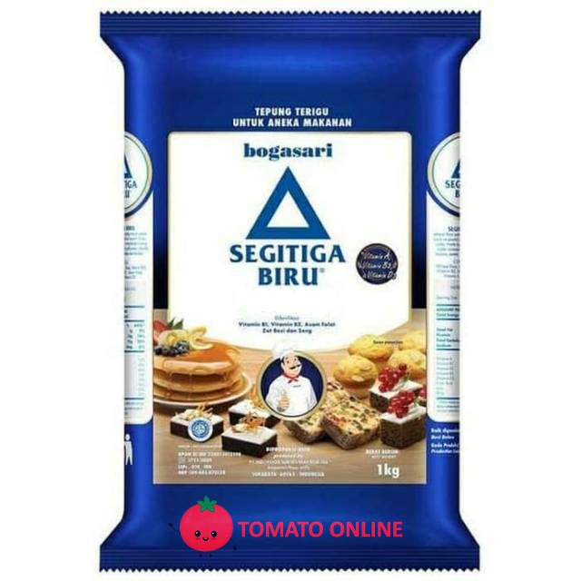 Tepung Terigu Bogasari Segitiga Biru Premium 1 kg / 1kg / 1000 gr gram