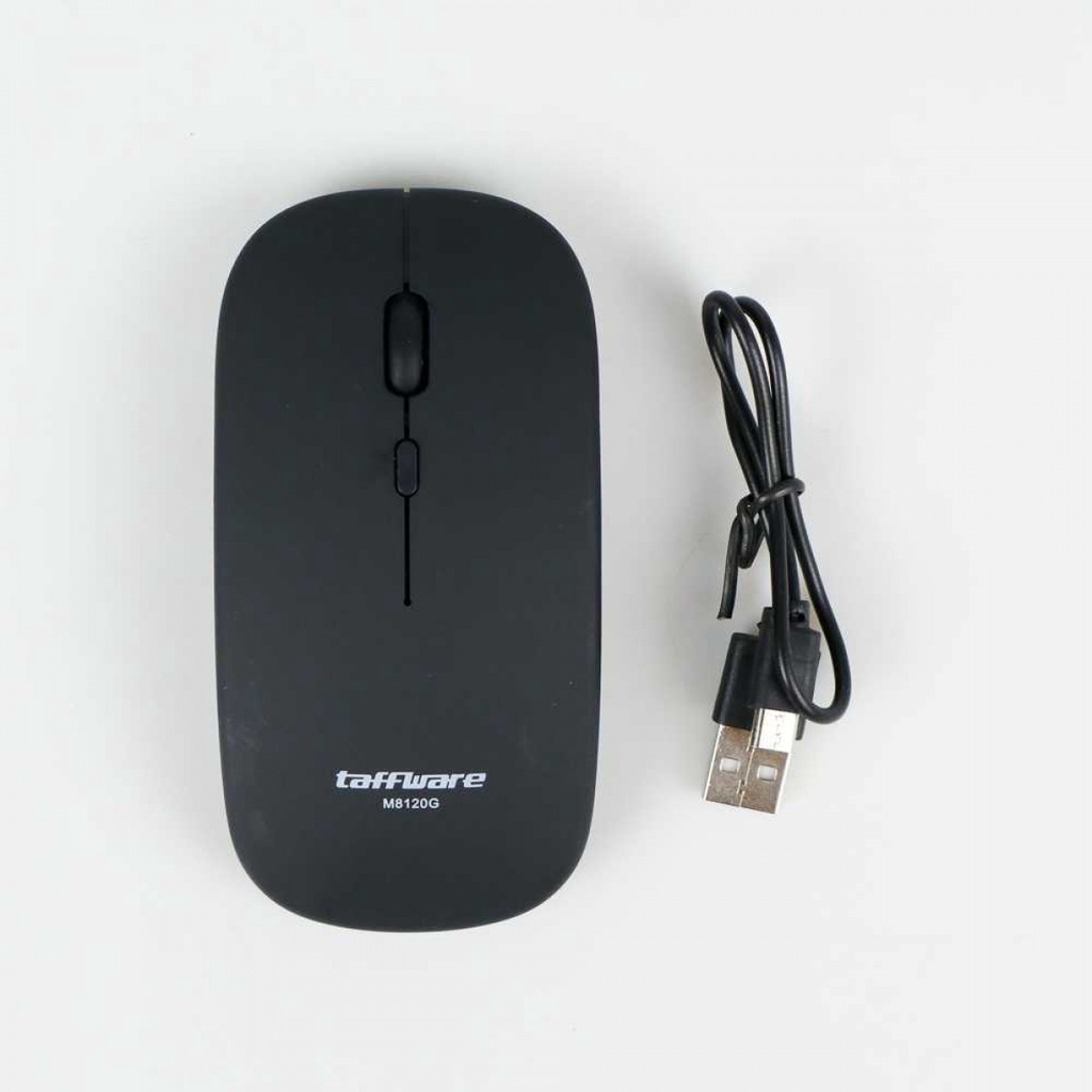 Taffware M8120G Mouse Bluetooth 5.2 &amp; Wireless 2.4G Rechargeable