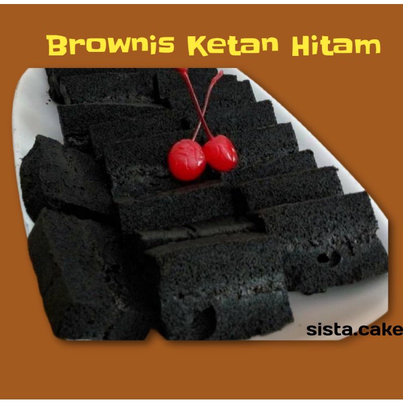 

Brownis ketan hitam ukuran 10x20cm