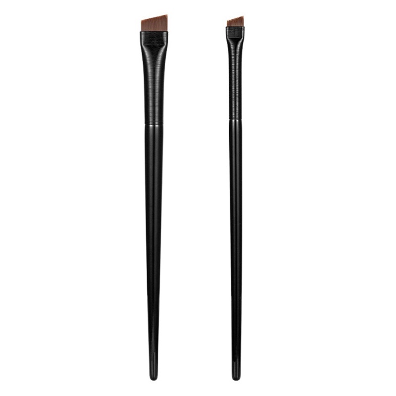 Brush Kosmetik / MakeUp Angled Sharp Bulu Sintetis Untuk Alis, Eyeliner