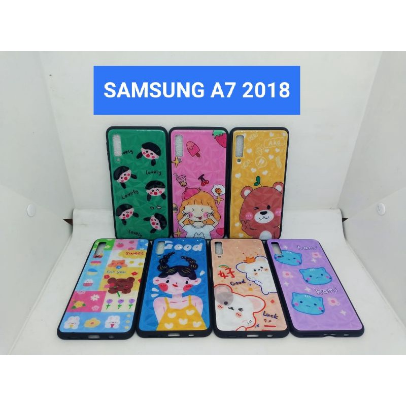 SOFTCASE DIAMOND SAMSUNG A7 2018 A750 KARAKTER KAWS