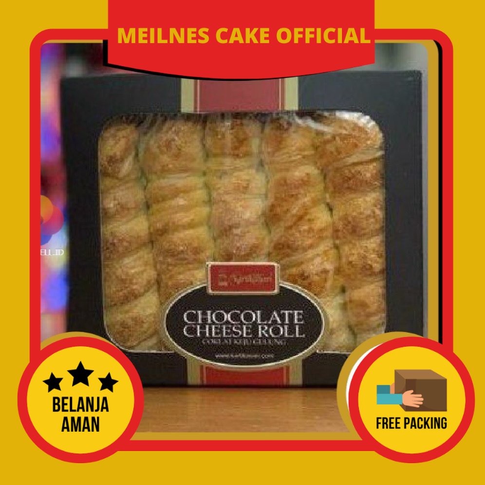 

Meilnes - Kartika Sari - Choco Roll Puff Pastry - Oleh Oleh Kue Bandung